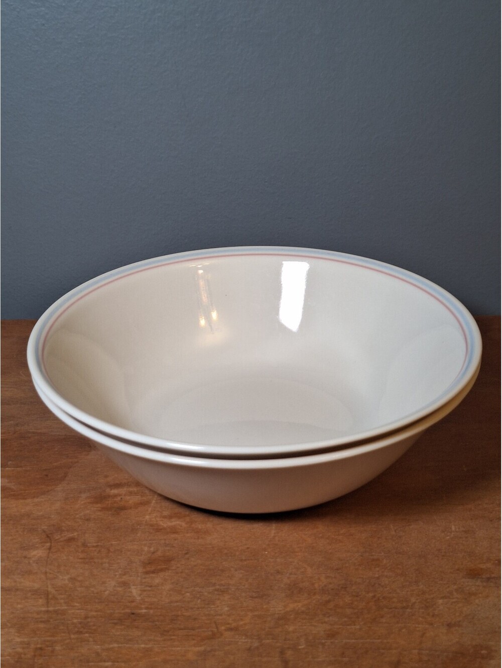 vintage Corelle English Breakfast serving bowls set of 2